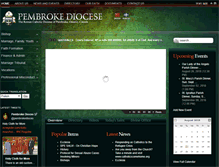 Tablet Screenshot of pembrokediocese.com